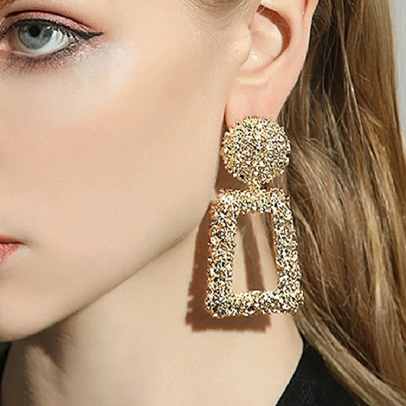 Big vintage earrings - Picture 3 of 6